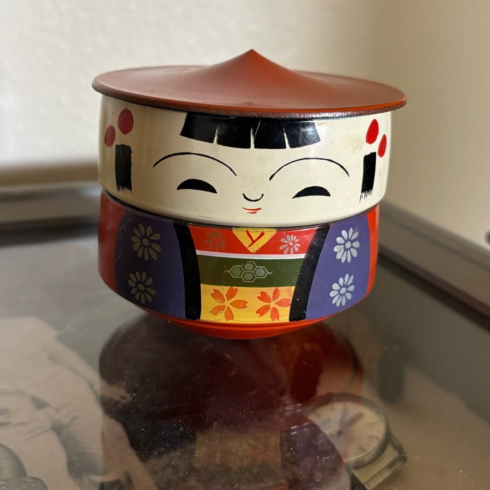 Kokeshi Doll Art trinket